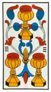 Trois de Coupes - Tarot de Marseille