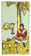 Quatre de Coupes - Tarot Rider Waite