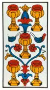 Cinq de Coupes - Tarot de Marseille