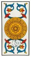 As de Deniers - Tarot de Marseille