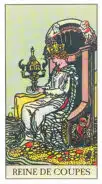 Reine de Coupes - Tarot Rider Waite