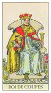 Roi de Coupes - Tarot Rider Waite