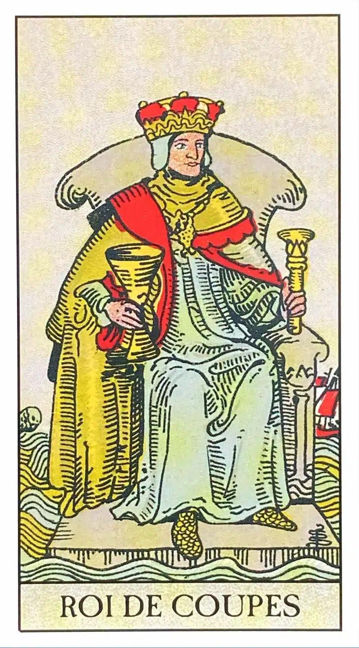 Roi de Coupes - Tarot Rider Waite