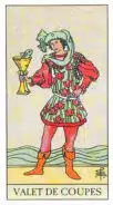 Valet de Coupes - Tarot Rider Waite