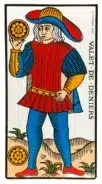 Valet de Deniers - Tarot de Marseille